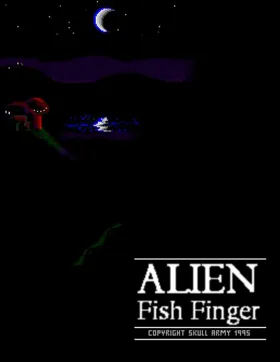 Alien Fish Finger box cover front